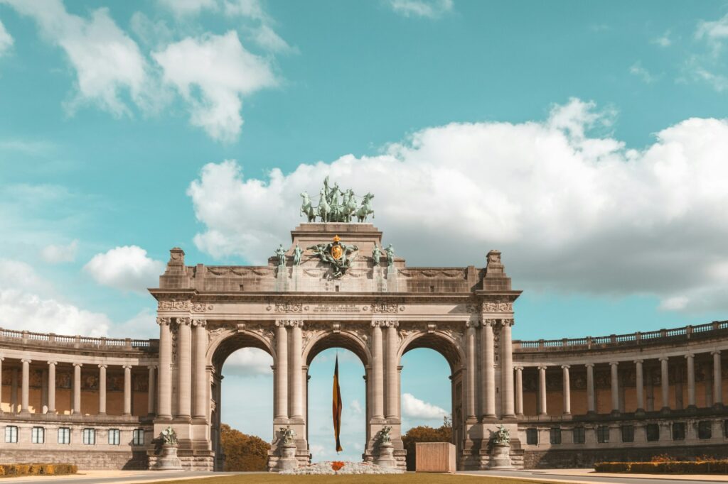 The Cinquantenaire arch in Brussels